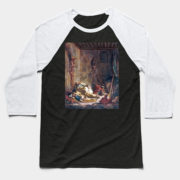 Eugène Delacroix The Guardhouse in Meknes Baseball T-Shirt by pdpress